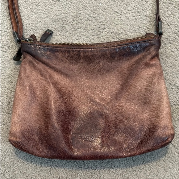 Margot Brown Leather Crossbody Bag with Vintage Charm - Picture 1 of 14